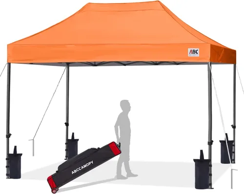 Vista 63 de ABCCANOPY Toldo Desplegable – Carpa/Toldo Portátil para Patio Exterior de 8 x 8 Pies, Resistente para Patio Trasero y Terraza con 4 Sacos de Arena