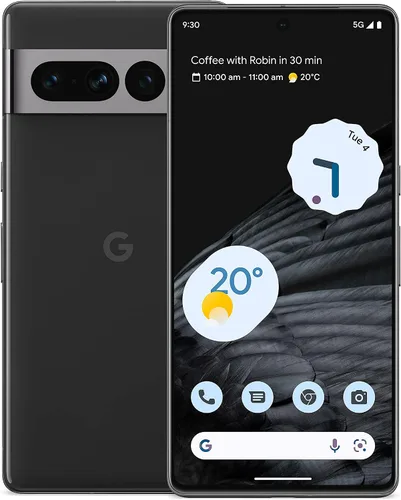 Vista 2 de Google Pixel 7 Pro 5G 256GB 12GB RAM Batería de 24 horas Universal desbloqueado para todos los operadores - Obsidiana Negro