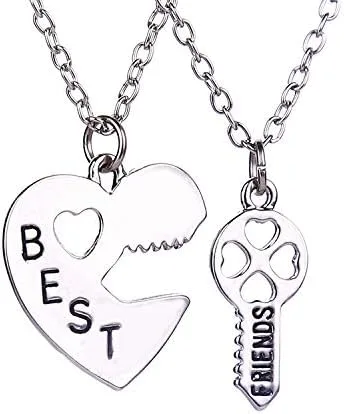 Vista 2 de Collar de la amistad para 2 mejores amigos BFF para 2