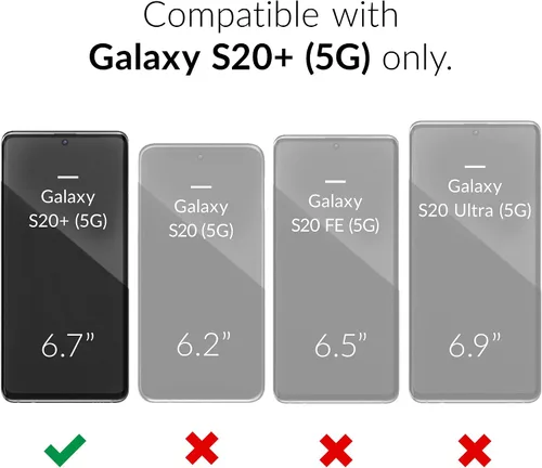 Vista 2 de Crave Para Samsung Galaxy S20 Plus Caso, Funda De Doble Capa De Protección A Prueba De Golpes Para Samsung Galaxy S20 Plus 5G (6.7 Pulgadas) - Aqua