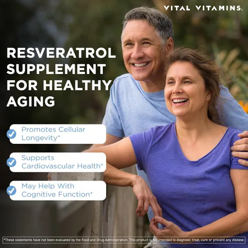 Vista 4 de Vital Vitamins Cápsulas de resveratrol + suplemento NAD+