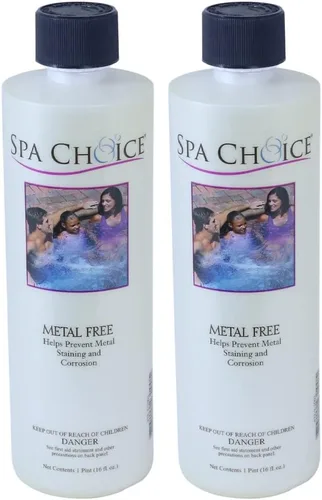 Vista 5 de SpaChoice 1-Pint Premium Libre de Metal, Metal Eliminado para Spa y Bañera de Hidromasaje, Fabricado en EE. UU