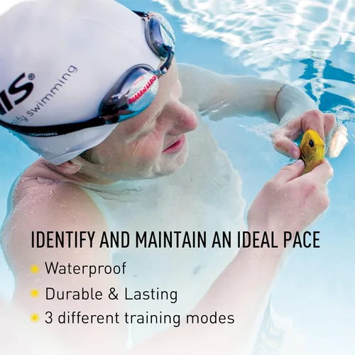 Vista 3 de FINIS Tempo Trainer Pro - Metrónomo de natación audible impermeable - Tempo de brazada ajustable - 3 modos de entrenamiento