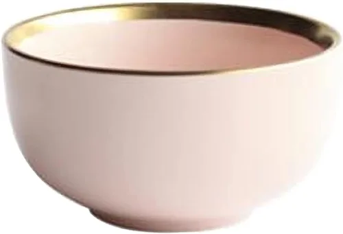 Vista 16 de Plato de cerámica moderno con borde dorado de alta calidad, plato de porcelana elegante para restaurante, juego de platos de cerámica aptos
