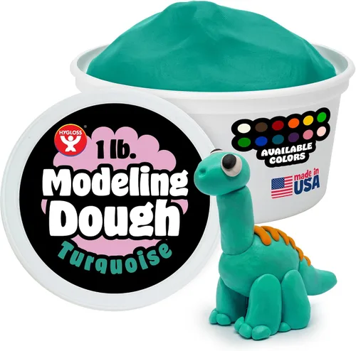 Vista 17 de Hygloss Masa de Modelado para Jugar para Niños – Masa Sensorial Segura y No Tóxica para Artes y Manualidades – Tubo de 1 lb – Arcilla de Jugar