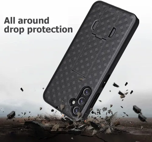 Vista 6 de Funda para Samsung Galaxy A54 5G, funda con clip para cinturón Zase diseñada para Galaxy A54 5G, resistente, súper delgada, resistente, funda