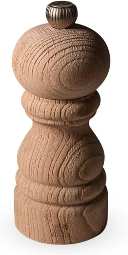 Vista 3 de Peugeot Paris Nature - Molinos de sal y pimienta (5 pulgadas), con cuchara de madera para especias