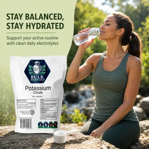 Vista 5 de Suplemento de citrato de potasio, 8.82 oz de polvo puro, 300 mg por porción