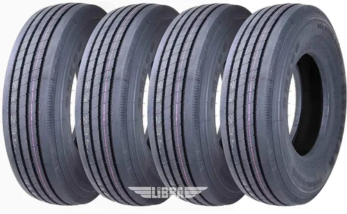 Vista 4 de 4 neumáticos de remolque GREMAX resistentes, todo acero ST215/75R17.5 de 18 capas, rango de carga J
