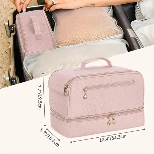 Vista 5 de Teamoy Hair Tools - Bolsa de viaje compatible con Shark Flexstyle, color Rosa