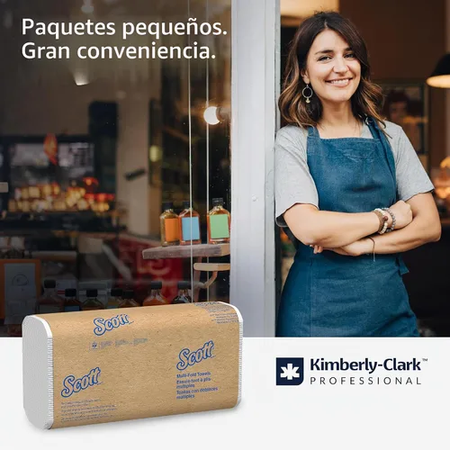 Vista 11 de Scott Professional Toallas de papel multipliegues, 2 paquetes x 250 hojas (60055)