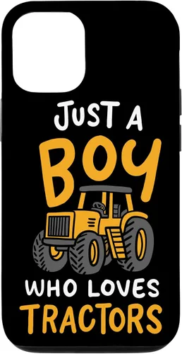 Vista 11 de iPhone XS Max Just A Boy Who Loves Tractors Farmer Estuche de regalo de cumpleaños
