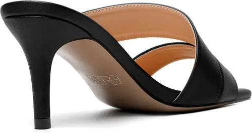 Vista 5 de NUMALEO Sandalias de tacón medio con punta abierta para mujer, estilo casual, elegante, tacón medio, 2.5 pulgadas