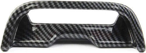 Vista 6 de crosselec Reposabrazos de fibra de carbono con mango de caja, accesorios de decoración interior para Dodge Charger 2011-2021/Chrysler 300 2015-2021