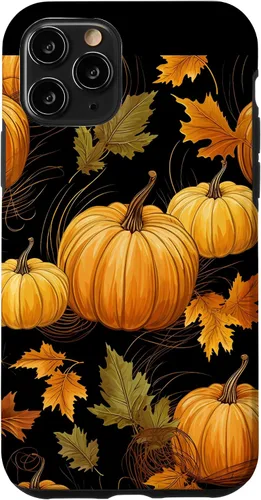 Vista 27 de Autumn Leaves Pumpkins Fall Season Thanksgiving Halloween Case for iPhone 16