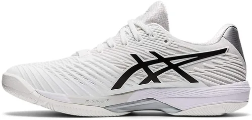 Vista 4 de ASICS Zapatillas de tenis Solution Speed FF 2 para hombre Blanco/Negro