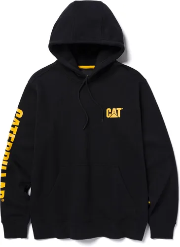 Vista 21 de CAT Workwear Sudadera con Capucha Caterpillar Trademark Banner para Hombre Negro