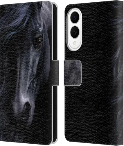 Vista 19 de Head Case Designs Officially Licensed Laurie Prindle A Morgan Christmas Western Stallion Leather Wallet Case Compatible with Samsung Galaxy A07 4G