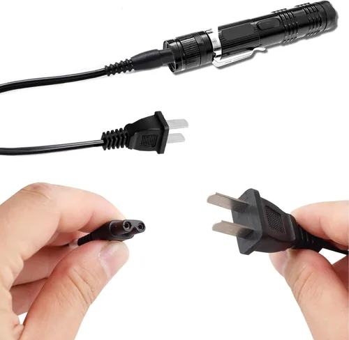 Vista 5 de Cable cargador para pistola aturdidora compatible con VTS-T03, VTS-195; Police 305, Police 928-58, Avenger, Guard Dog Security, Jolt, Stun Master