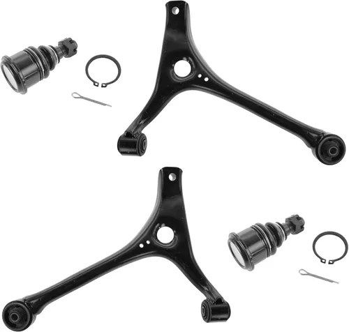 Vista 111 de TRQ Brazo de control superior e inferior del lado del conductor y del pasajero con juego de rótulas compatible con Chevrolet GMC 89-02