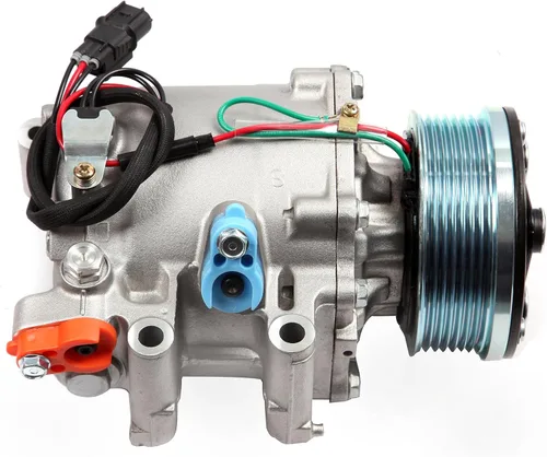 Vista 2 de Compresor de CA con embrague de A/C para 2006-2011 para Hond-a Ci-vic, nuevo compresor de aire acondicionado con embrague CO 4918AC C2468 140250