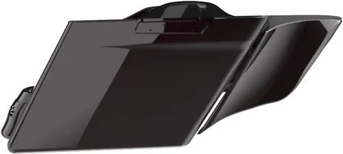 Vista 15 de Cubiertas laterales de alforjas estiradas para motocicleta, extensión extendida para Harley Touring 2014+ - Whisky ámbar Amber Whiskey
