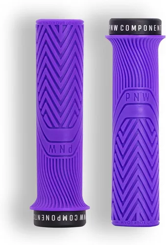 Vista 6 de PNW Components Puños Loam MTB Bike – Puños para manillar de bicicleta de montaña Blackout