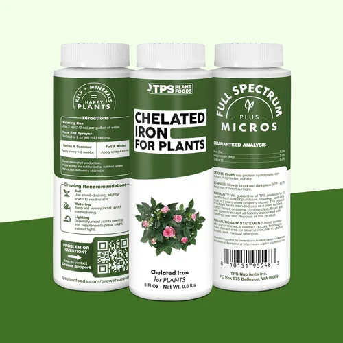 Vista 6 de Hierro quelado para plantas - Suplemento de hierro líquido para hojas