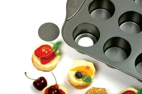 Vista 2 de Norpro Mini bandeja para pastel de queso, 13" x 8.25", antiadherente