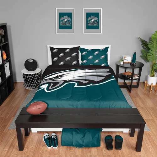 Vista 41 de FOCO Unisex-Adult NFL Team Logo Bed in a Bag Comforter Bedding 3-Piece Set