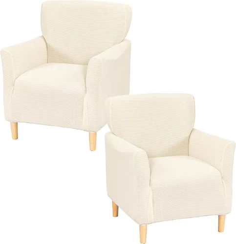 Vista 34 de Fundas elásticas para sillón, fundas estampadas para silla de banquete con brazos, fundas suaves para silla de sala de estar, protector de muebles