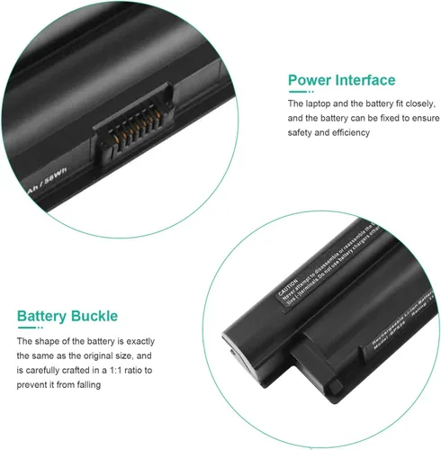 Vista 5 de Futurebatt BPS26 Nueva batería para laptop compatible con Sony VAIO VGP-BPS26 VGP-BPL26 VGP-BPS26A PCG-61A12L PCG-61A13L PCG-61A14L PCG-71713L