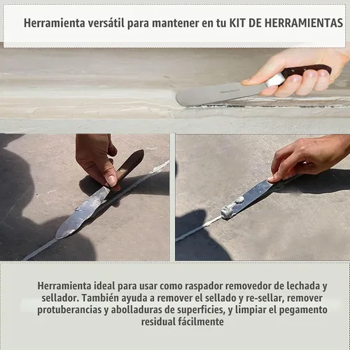 Vista 6 de A2Z Scilab Brand Engineering - Espátula clásica de acero inoxidable (hoja de desplazamiento de 3 pulgadas de largo)