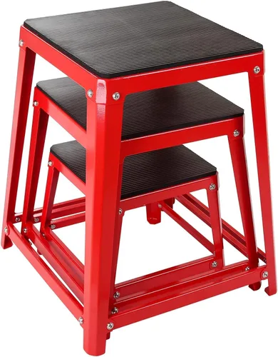 Vista 6 de Caja pliométrica de la plataforma, sistema pliométrico del salto de la caja para el entrenamiento casero del gimnasio, acondicionamiento