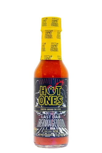Vista 10 de Hot Ones The Last Dab Apollo - Salsa picante hecha con ingredientes naturales y sabores extra picantes, la única salsa picante en el mundo hecha