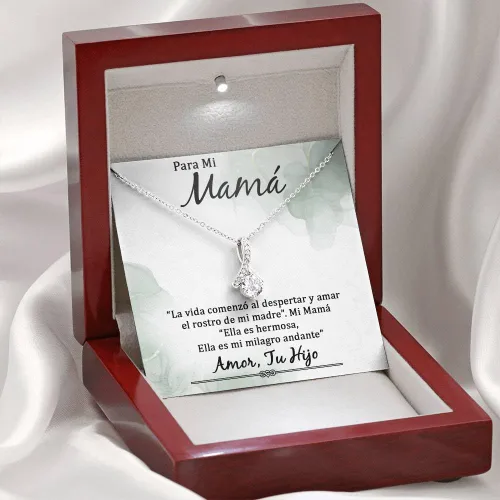 Vista 4 de Regalo Del Dia De Las Madres - Caja Grande Para Regalo Sorpresa, Regalos De Navidad, Un Regalo Unico Para El Amor De Mi VidaCollar Y Mensaje, Regalo
