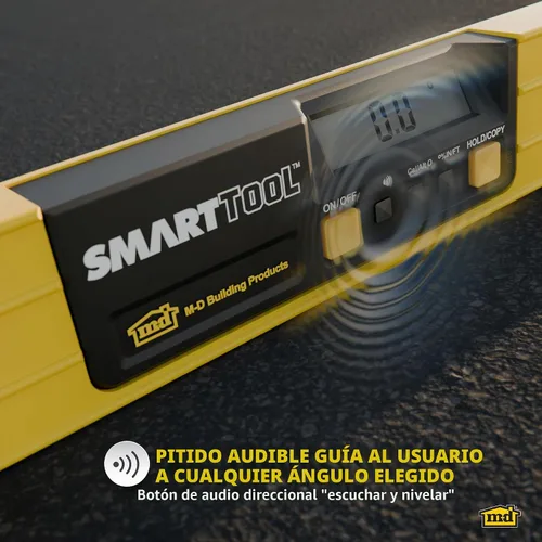 Vista 7 de M-D Building SMARTTOOL® Gen2 - Nivel digital, amarillo, 24 pulgadas