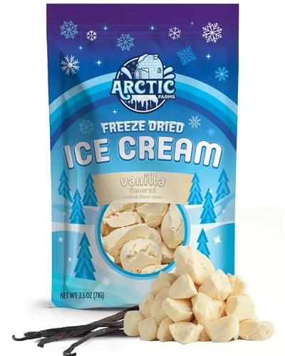 Vista 34 de Arctic Farms Trozos de Helado Liofilizado Empaquetados y en Caja - No se Derrite (1 libra, S'mores)