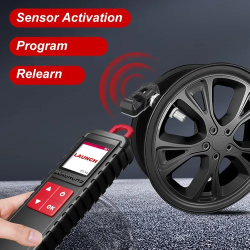 Vista 3 de LAUNCH X431 i-TPMS (Actualización de TS Gun) Detector de Presión de Neumáticos TPMS, Activar/Reaprender, Herramienta de Diagnóstico TPMS Compatible