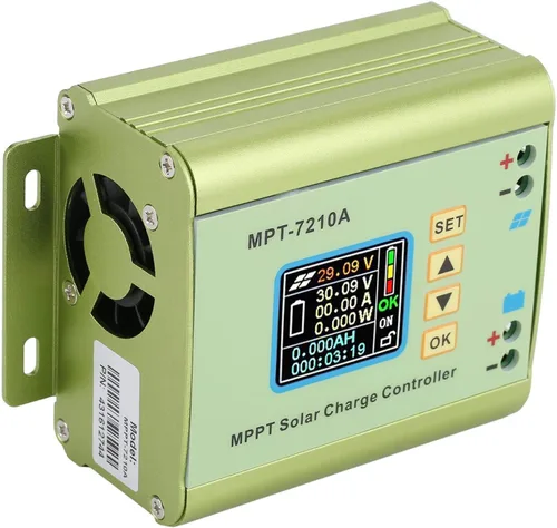 Vista 8 de Controlador solar MPPT DC12-60v, MPT-7210A controlador LCD Pantalla LCD Regulador de panel solar de energía para batería de litio