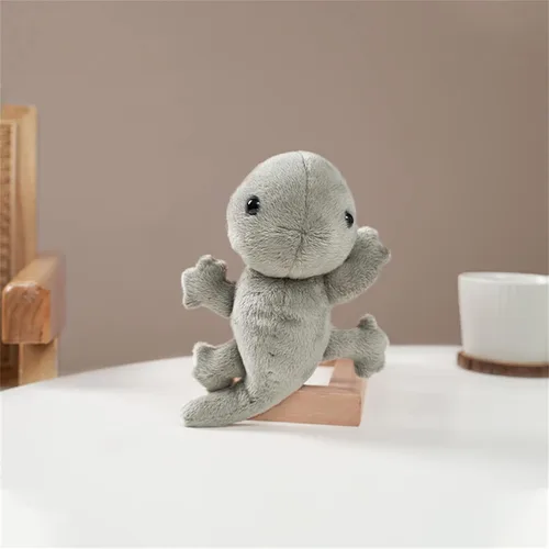 Vista 4 de TAMMYFLYFLY Geckos - Peluche de lagarto de 4.7 in, realista, animales de lagarto suave