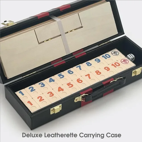 Vista 5 de Rummy de lujo con los estantes de madera en la caja