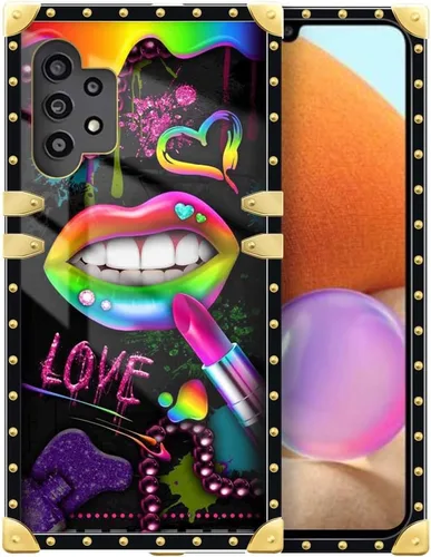 Vista 77 de Funda compatible con Samsung Galaxy A03S 4G, TPU suave de lujo y parte trasera de policarbonato duro para niñas y mujeres, funda protectora a prueba