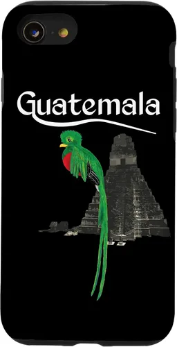 Vista 18 de Guate Quetzal Guatemala Maya Antigua Tikal Coban Volcan Cafe - Carcasa para iPhone 17