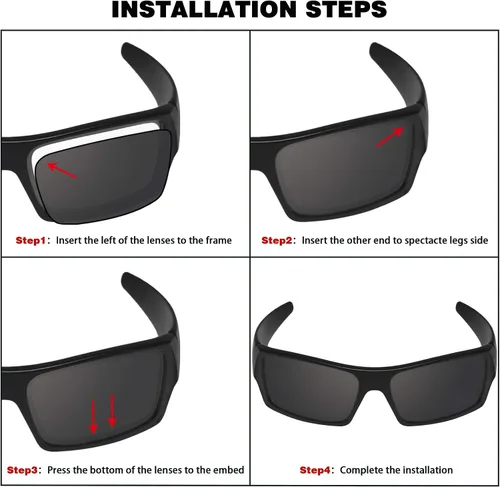 Vista 4 de Guarda TRUE POLARIZED Lentes de repuesto para gafas de sol Oakley Gascan