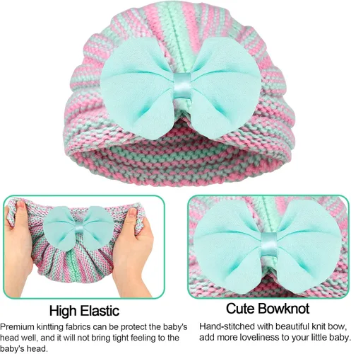 Vista 3 de ONESING 9 pares de guantes de punto para niños – Guantes de invierno elásticos para niños y niñas – Guantes de invierno a granel para niños, Color-J