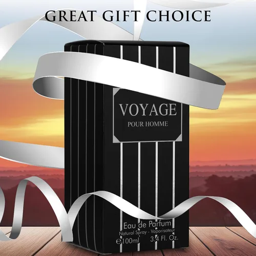 Vista 7 de Voyage for Men Eau De Parfum - Composición sofisticada de fragancia masculina de bergamota, pimienta, lavanda, anís estrellado y nuez moscada - Base