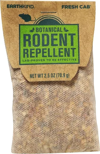 Vista 10 de Fresh Cab. Repelente de roedores, botánico, 28 bolsas con olor, respetuoso con el medio ambiente, registro de la EPA y mantiene a los ratones fuera.