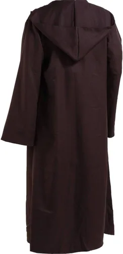 Vista 3 de Capa de cosplay para hombre, disfraz de túnica de Halloween, uniforme con capucha
