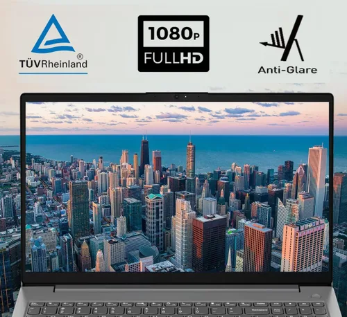 Vista 5 de Lenovo Laptop V15 Gen 4 para empresas (15.6" FHD antirreflejo, AMD Ryzen 7 7730U (Supera i7-1355U), 16GB RAM, 512GB SSD), teclado numérico, cámara